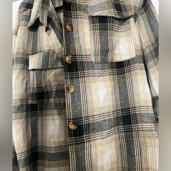 Plaid flannel button-down - Picture 2 of 2